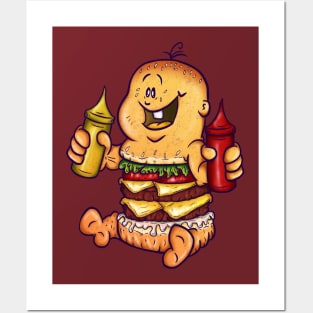 Baby Burger Posters and Art